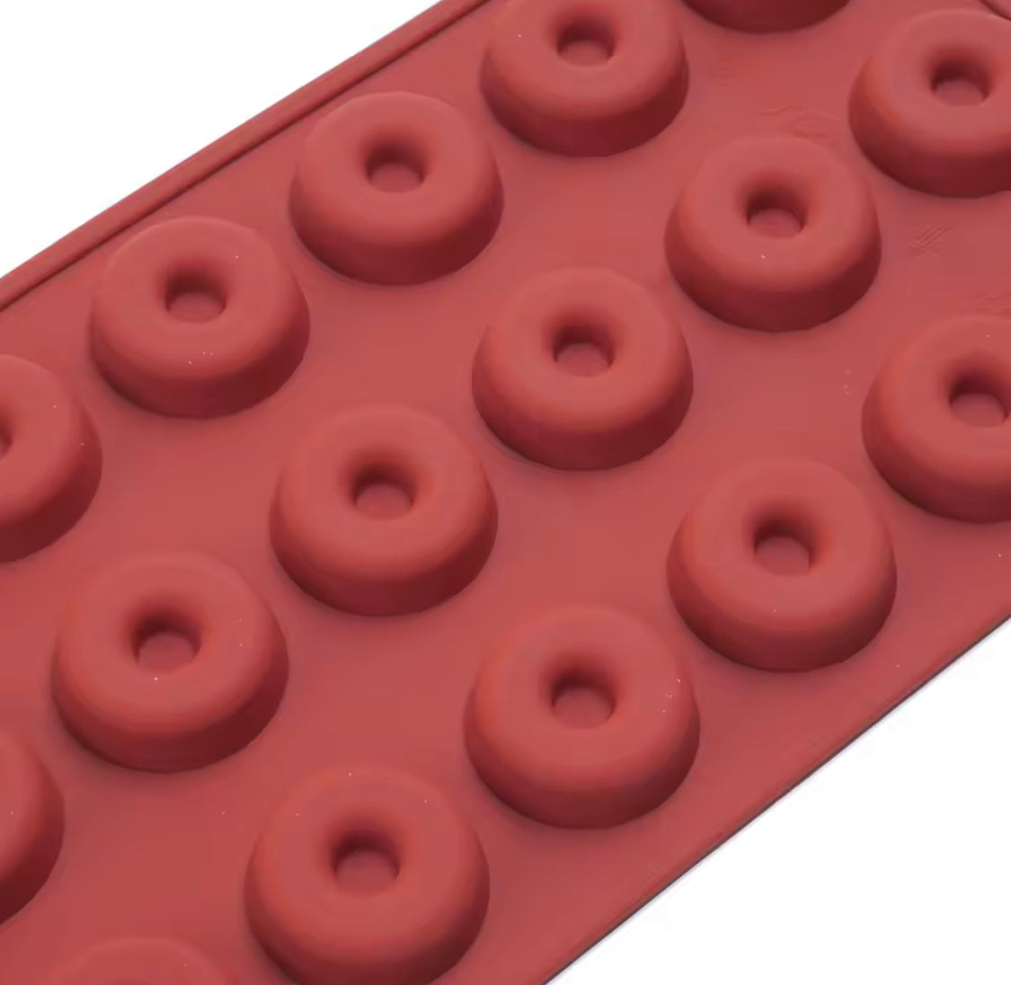Mini Silicone Donut Chocolate Molds, 18 Grids 3D Silicone Donuts Molds, Pastry Decorating Molds Mini Silicone Donut Chocolate Molds, 18 Grids 3D Silicone Donuts Molds, Pastry Decorating Molds